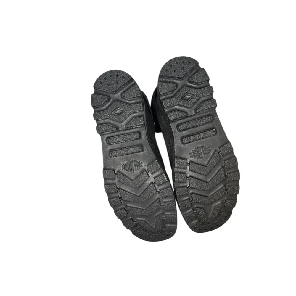 Palladium Baggy Mens Black Canvas Boots Lace Up Casual Ankle Shoes Size 10‎